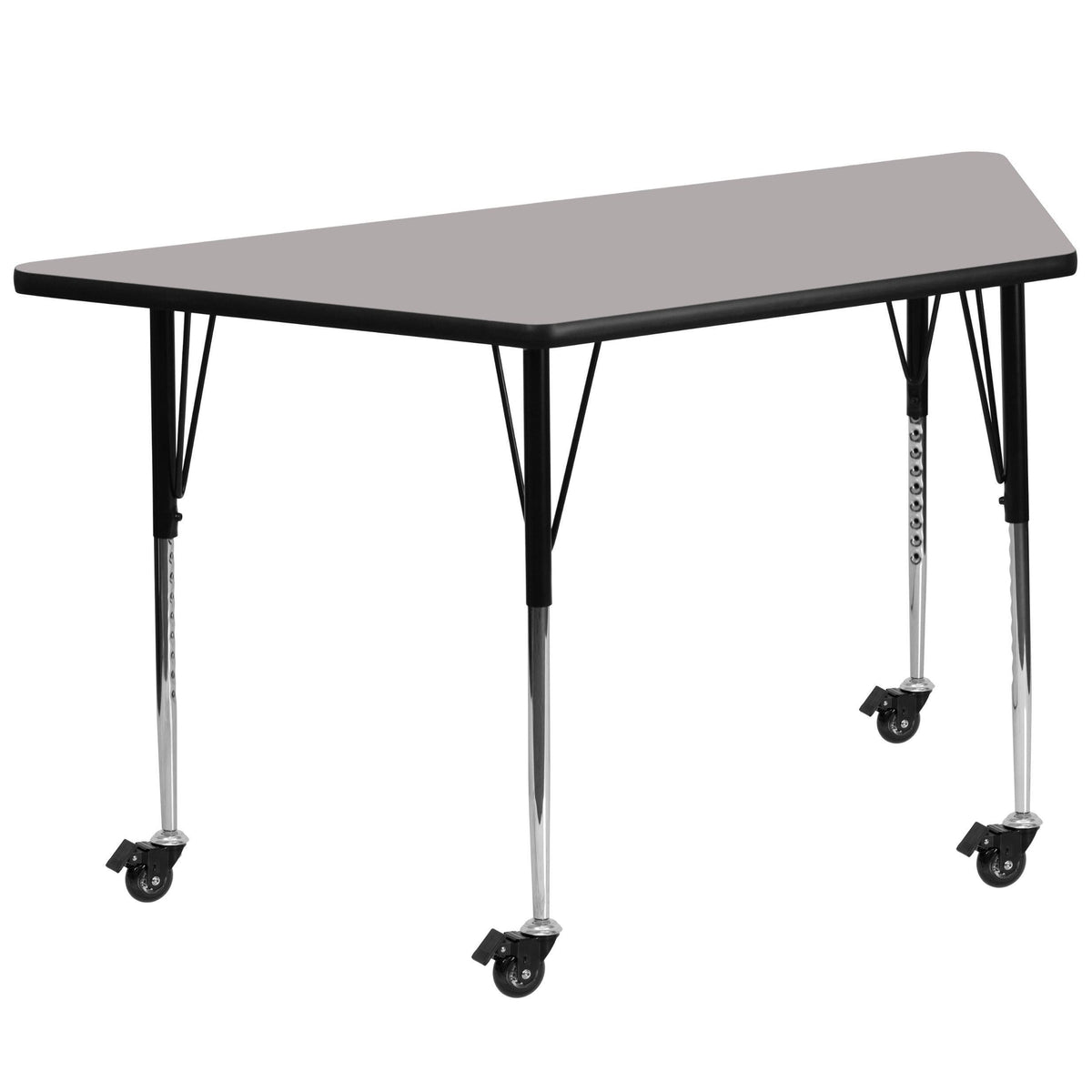 Grey Trapezoid Activity Table L676719