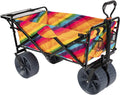 Collapsible Outdoor Folding Wagon with Side Table J169