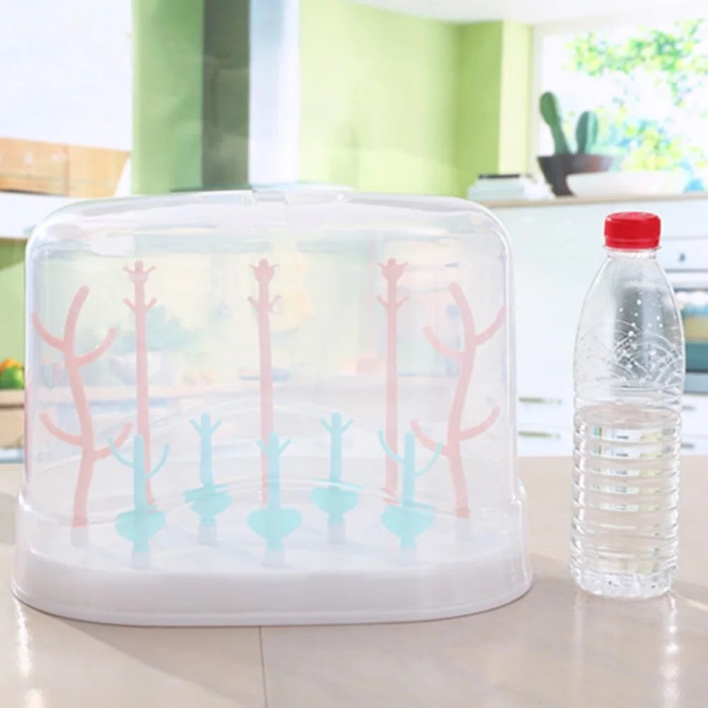 Baby Bottle Drying Rack with Cover S853