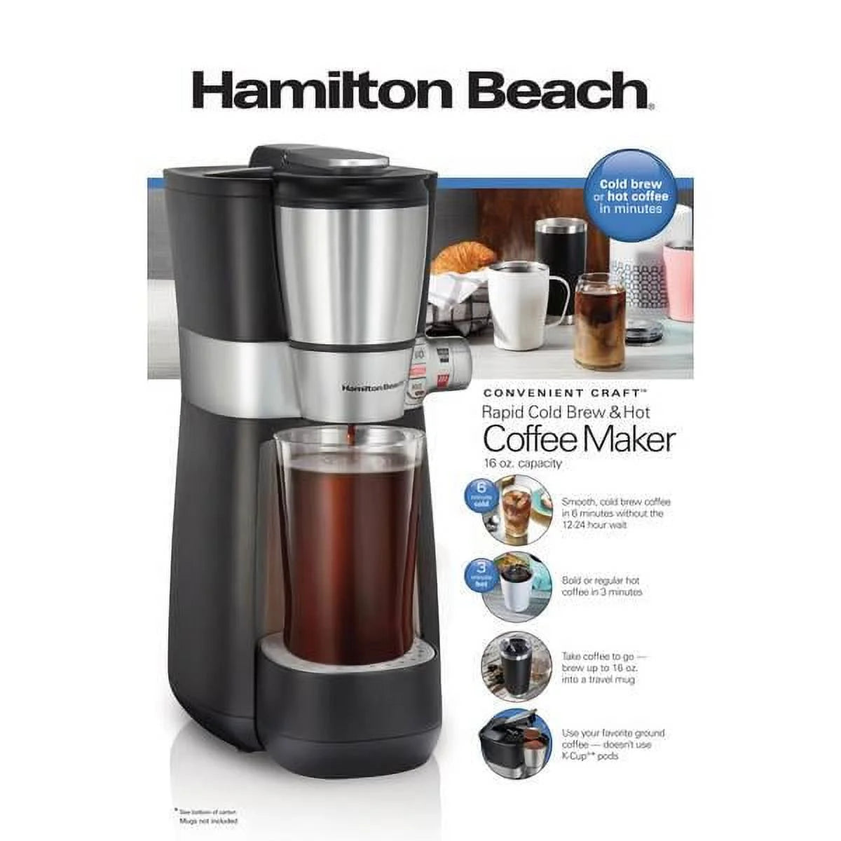 Rapid Cold Brew and Hot Coffee Maker C138