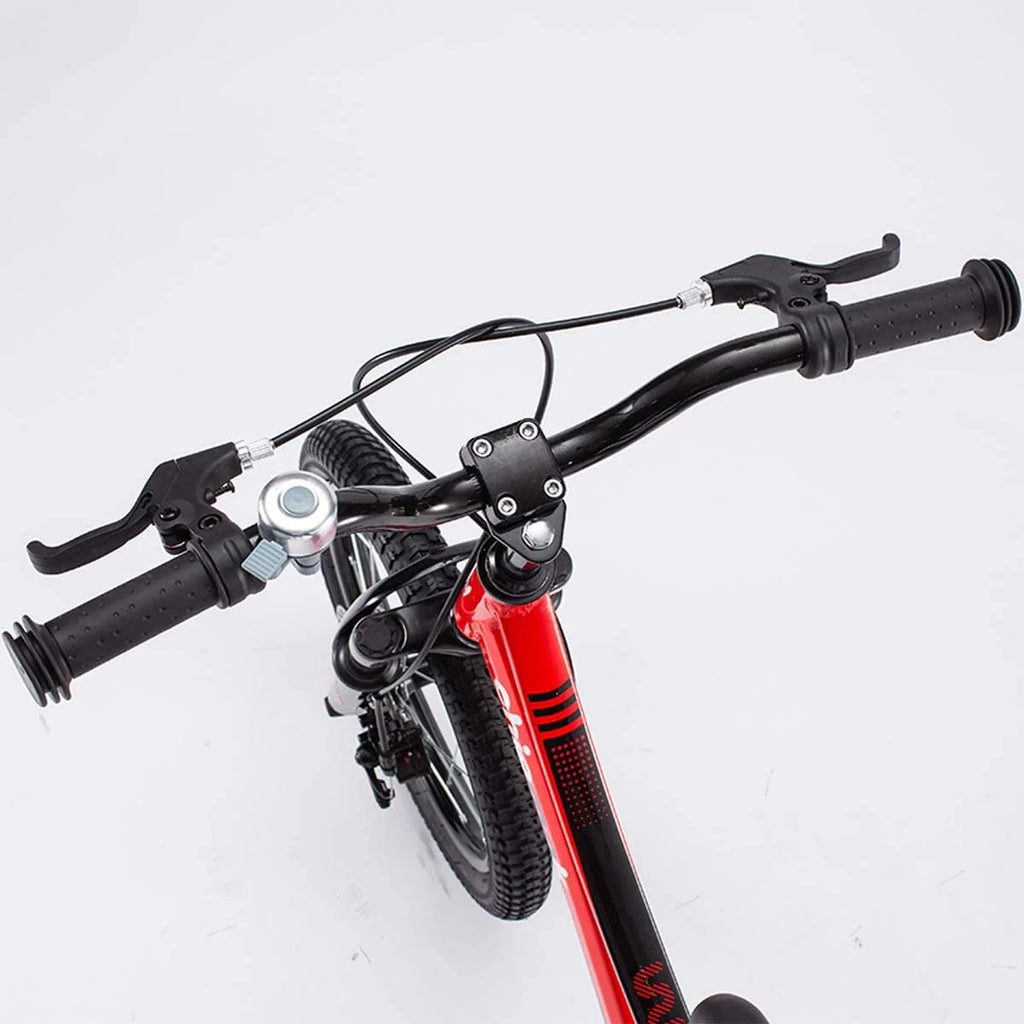 16 Inch Front Suspension Disc Brakes Red Kids Bike L6224