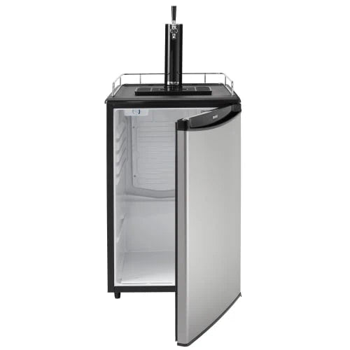 5.4 cft Single Tap Keg Cooler in Stainless B9221