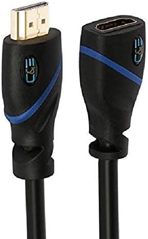 60ft High Speed HDMI Cable Male to Male with Ethernet Black Pack of 2 A807623