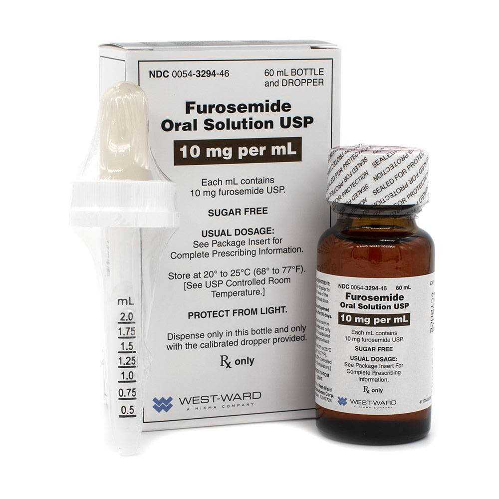 Furosemide 10mg/mL 60ml Oral Syrup O39220