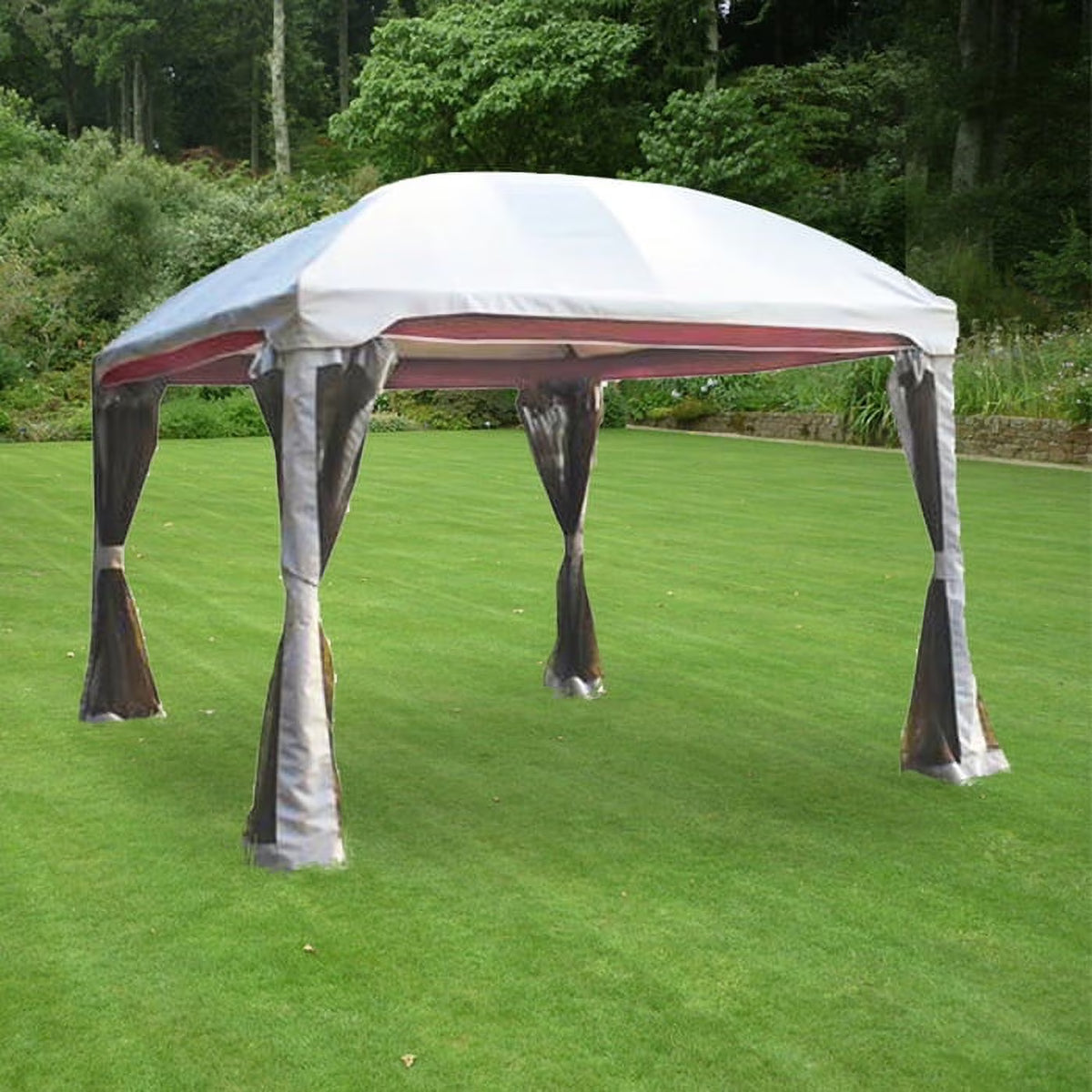 Burgundy Dome Gazebo Replacement Canopy Z424012
