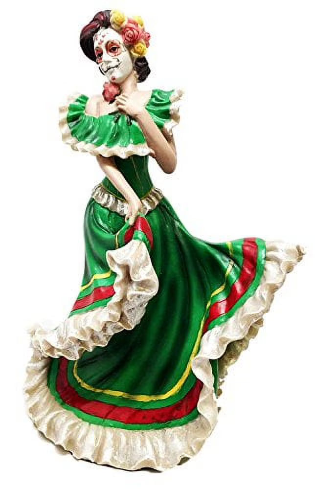 Sugar Skull Mexico Dancer Figurine X528