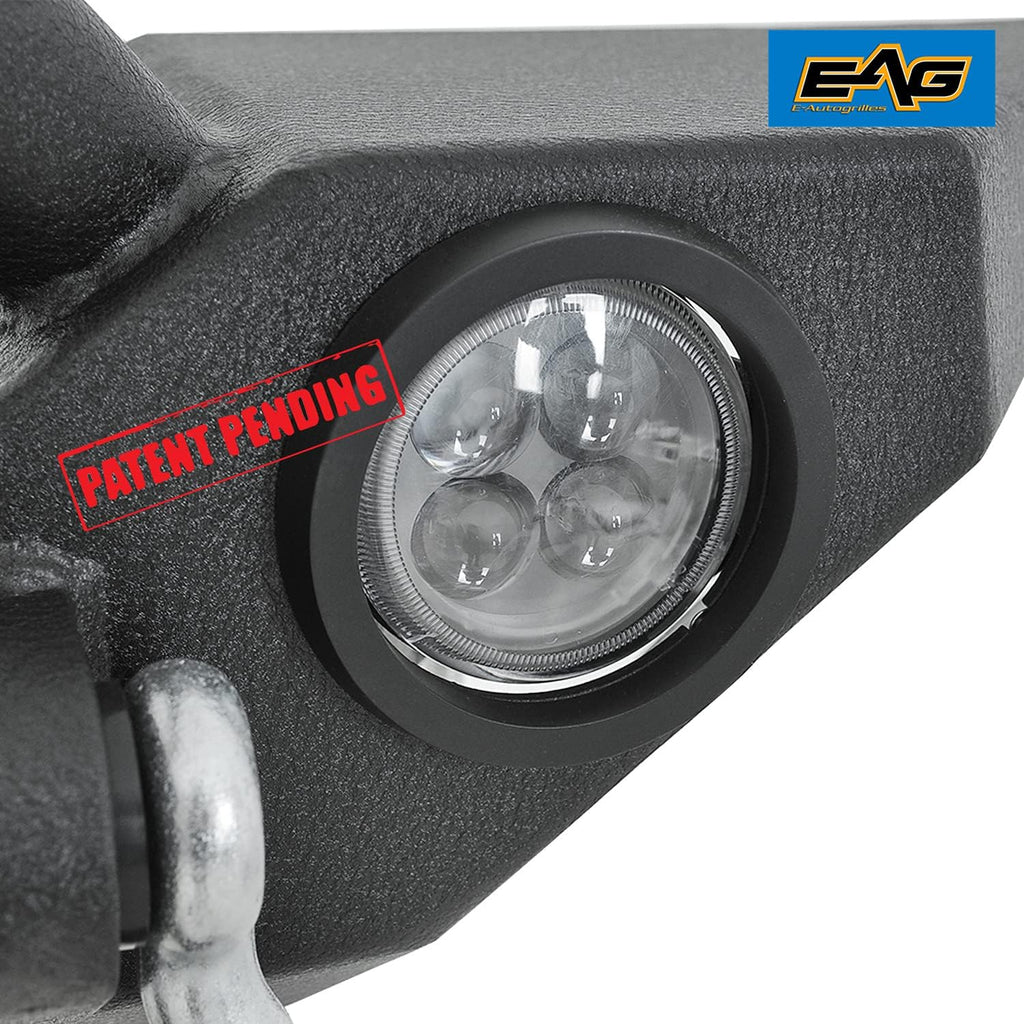 Front LED Bumper and Rear Bumper with Assembled Tire Carrier C2726
