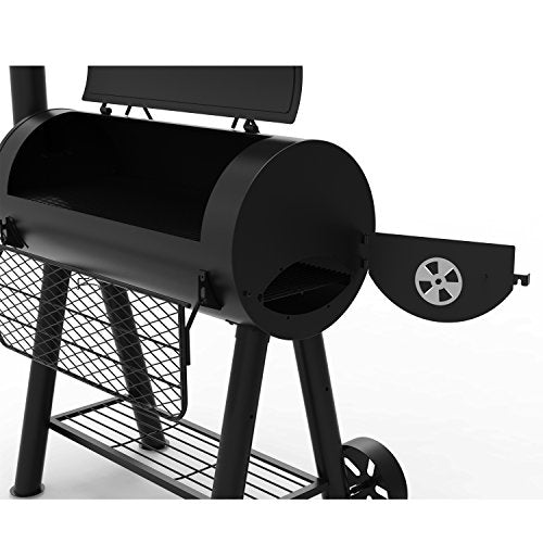 Compact Barrel Charcoal Grill, Black U62599