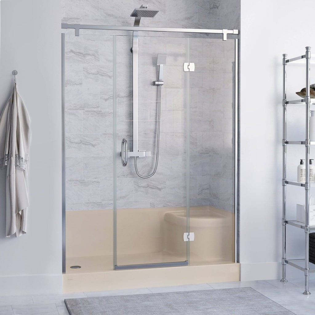 Biscuit Single Threshold Shower Base F59633