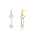 9k Yellow Gold Drop & Dangle Earrings S42088