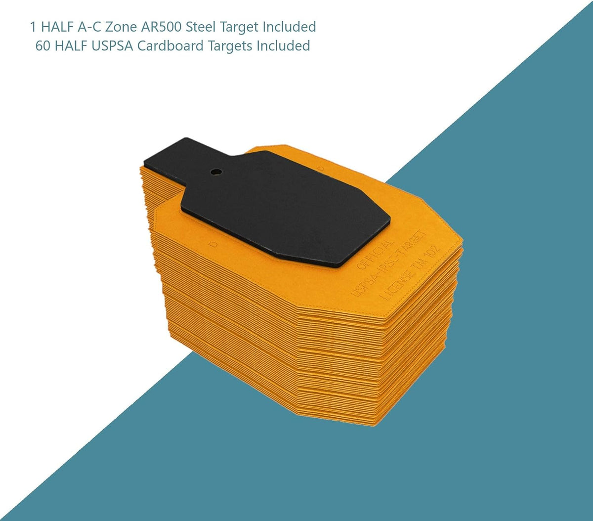 AR500 Steel Targets and 60 Cardboard Shooting Targets I9799