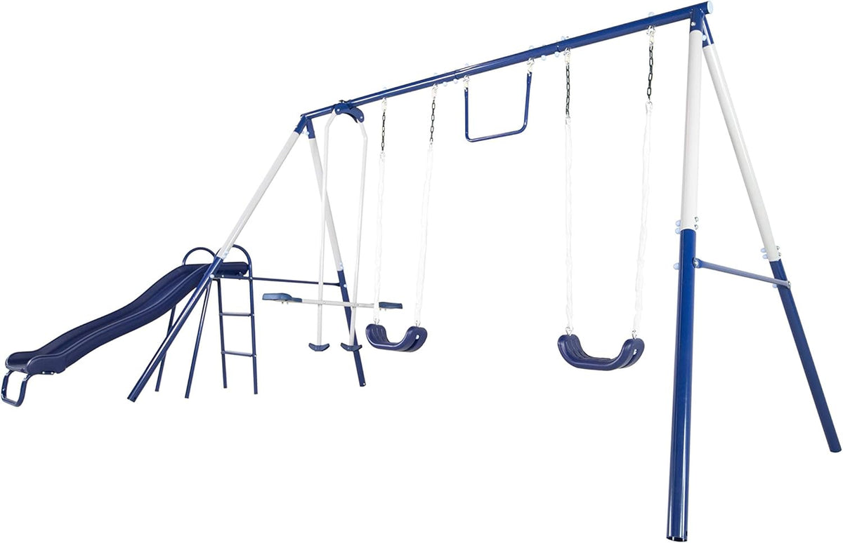 Heavy-Duty Metal Swing Set Y181027