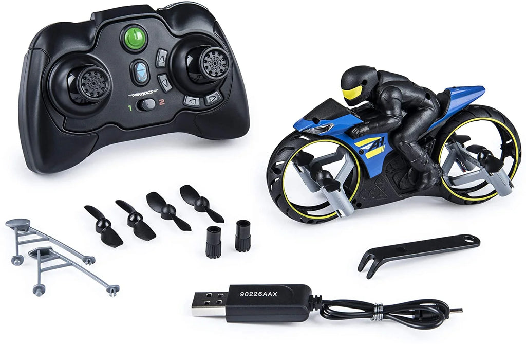 2-in-1 Remote Control Stunt Motorcycle T613632