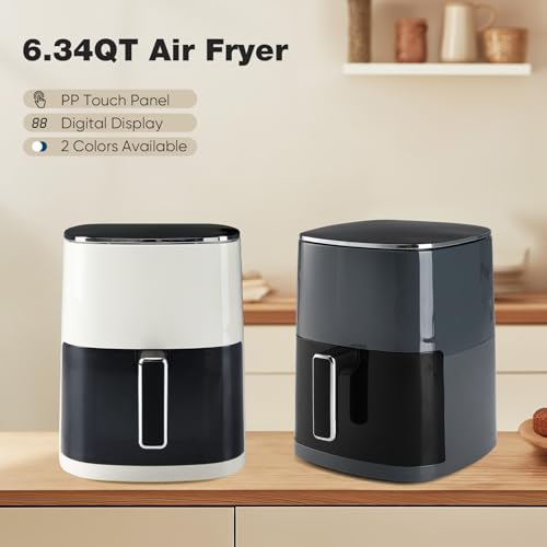 6 Quart Square Air Fryer with Window N716
