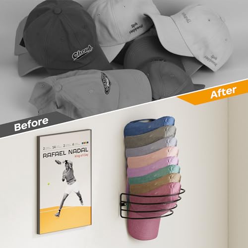 4 Pack Adhesive Hat Hanger Hat Organizer Y364560