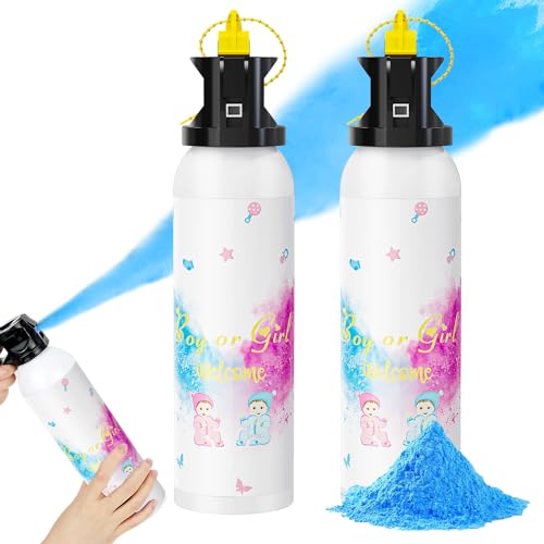 2 Packs Blue Gender Reveal Fire Extinguisher T812