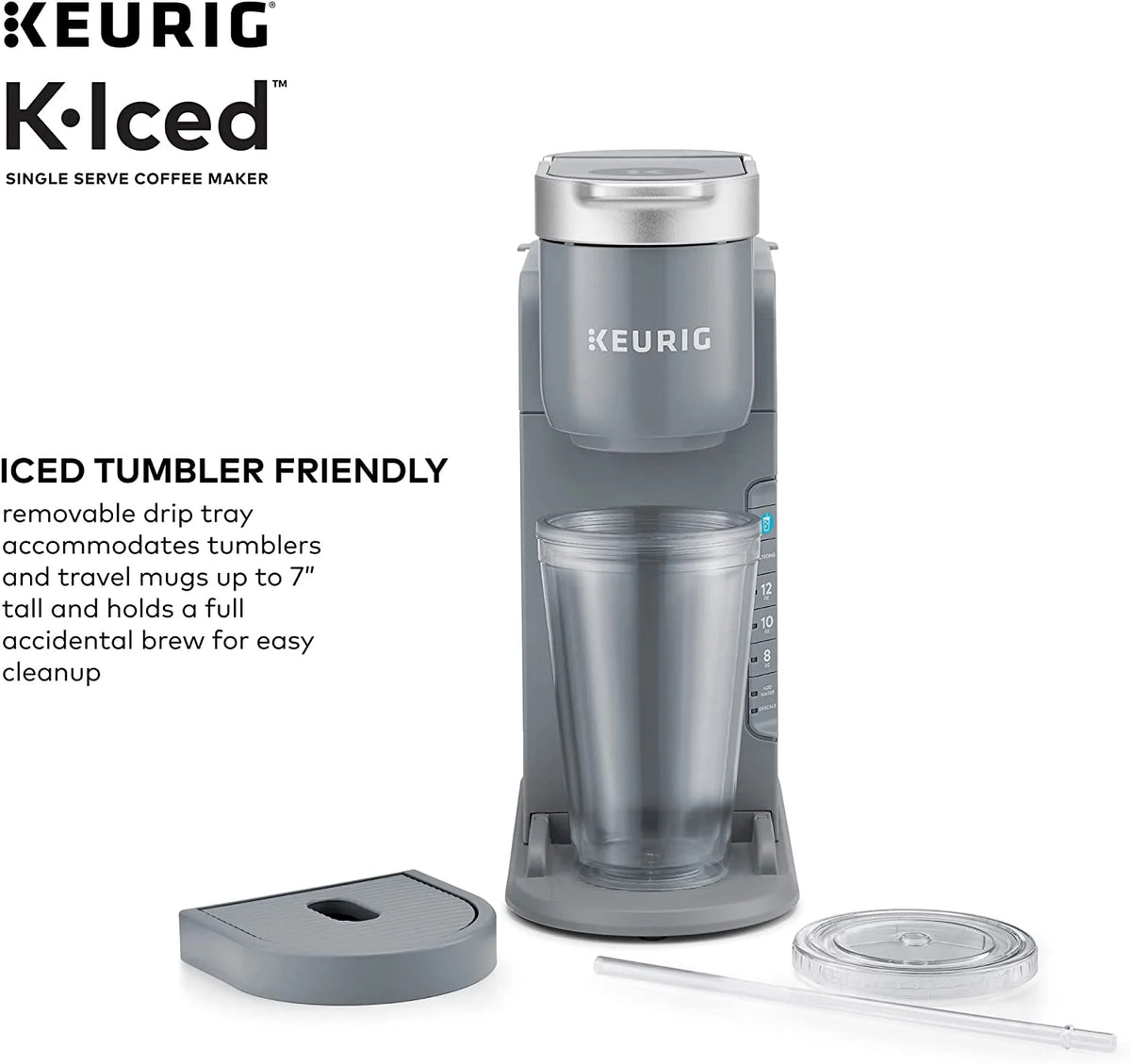 Gray Single Serve Coffee Maker H859715