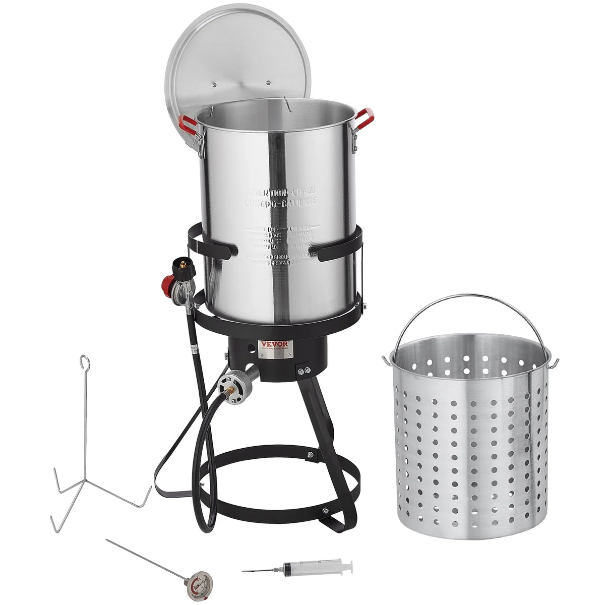 30 Qt Aluminum Turkey Fryer Stock Pot E727