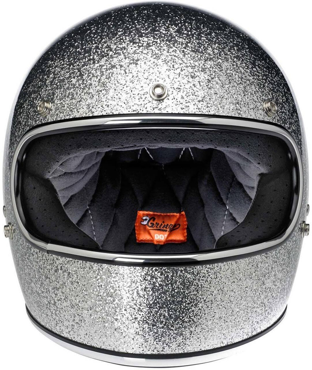 Brite Silver Megaflake Helmet X16803