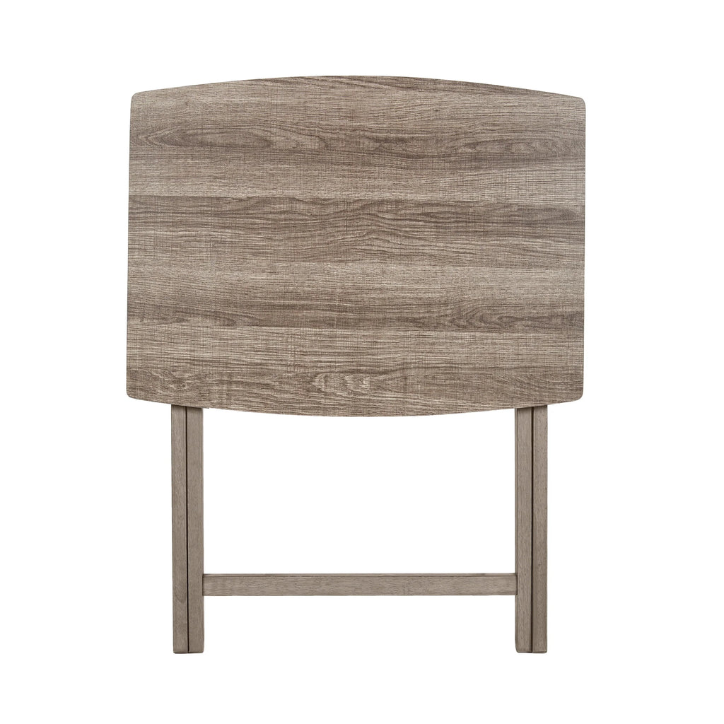 Oversized Single Folding Tray Table Rustic Gray B69531