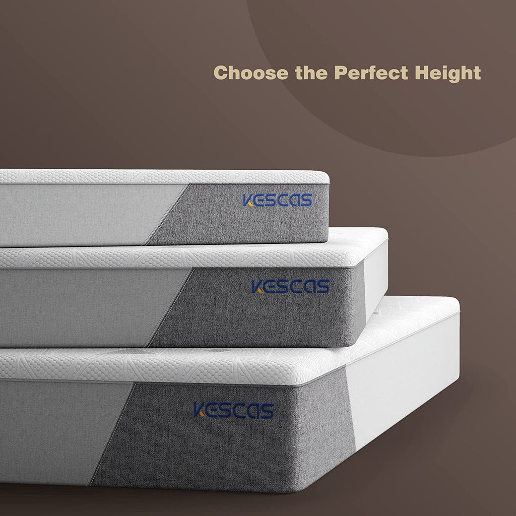 Queen 8 inch Bamboo Charcoal Cooling Gel Memory Foam Hybrid Mattress Q15540