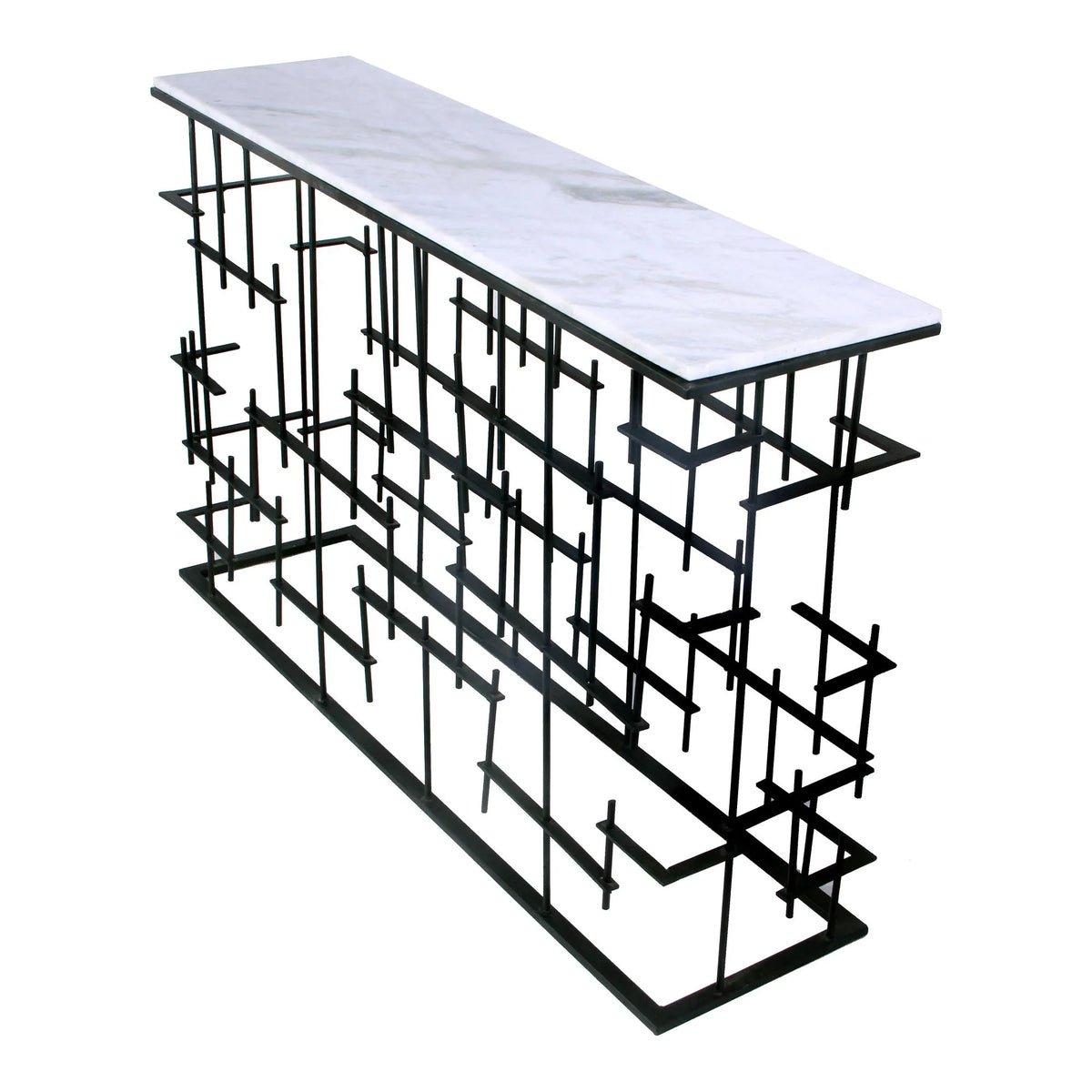 White Marble Console Table F168496