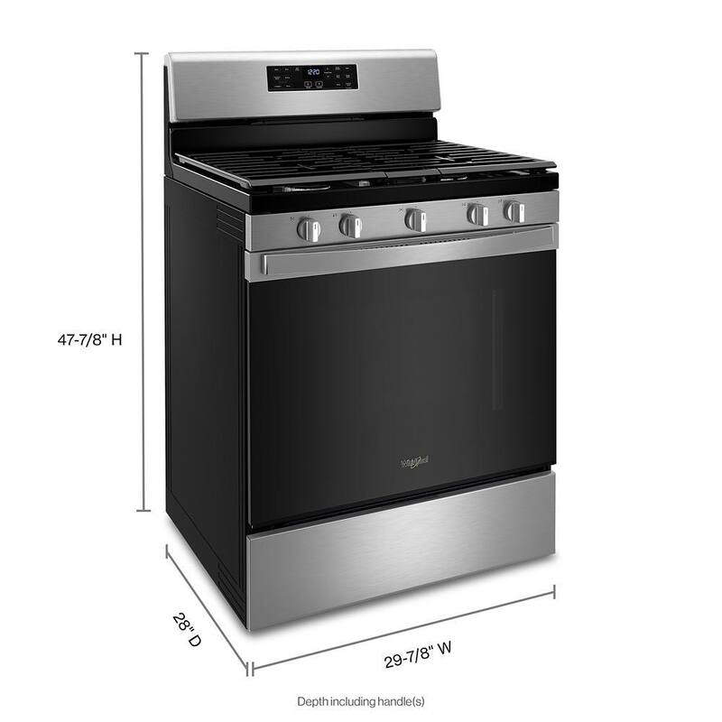Gas Range with Air Fry Oven in Stainless Steel Z9764