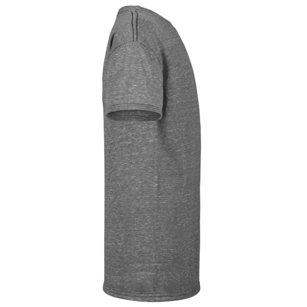 Customized-Graphite Snow Heather Short Sleeve Blended T-Shirt J1137