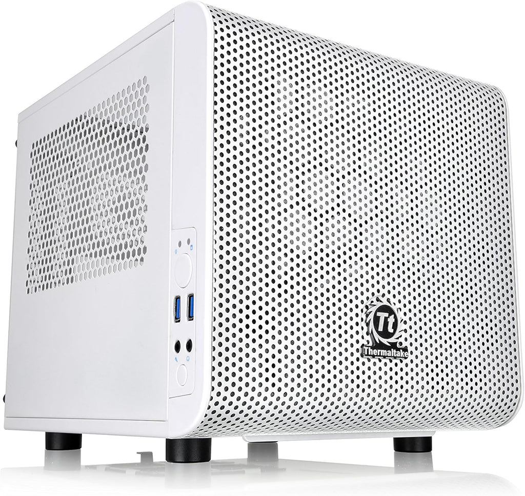White Mini ITX Cube Computer Chassis E699