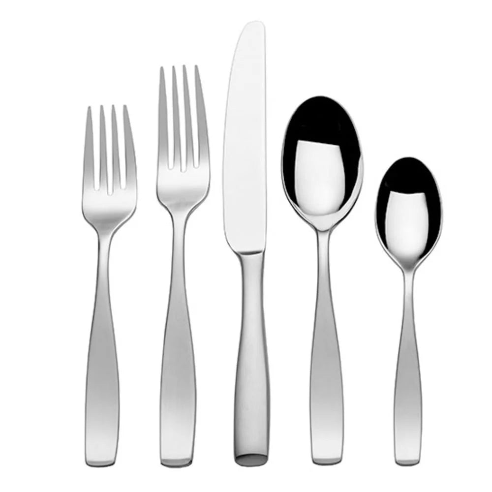 65-Piece 18/10 Stainless Steel Flatware Set with Serving Utensil Set V630088