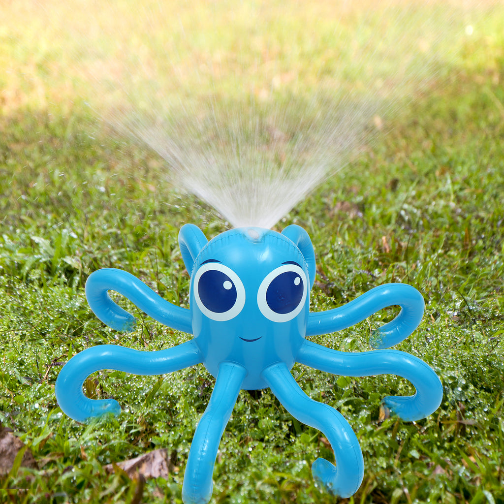 Inflatable Octopus Toy Water Park Sprinkler Plaything Children’s Toys Animal Summer O5630