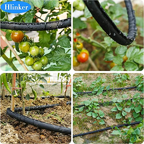 Flat Soaker Hose 100 ft with Stake A40143