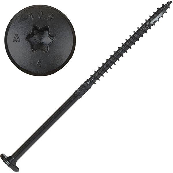 16 x 6x22 Exterior Structural Lag Screws Star Drive 50 Count V110