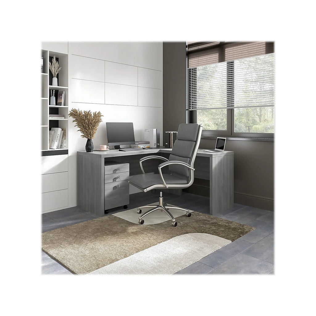 L Shaped Desk with Mobile File Cabinet B5447