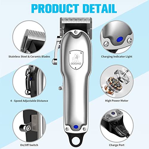 Cordless Dog Grooming Clippers for Thick Coats Y520044