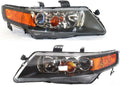 Acura TSX Headlight 2006 2007 2008 Pair HID B652