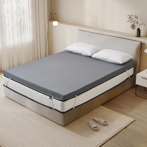 3 Inch Queen Memory Foam Mattress Topper White N35174