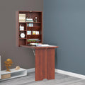 Wall Mounted Desk with Storage Area Z1982