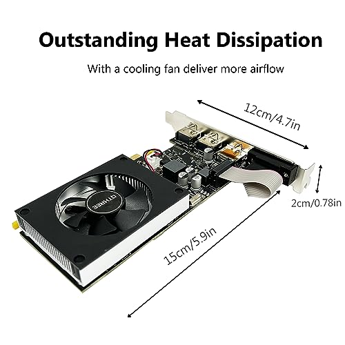 GeForce GT 730 4GB DDR3 Low Profile Graphics Card Y305006