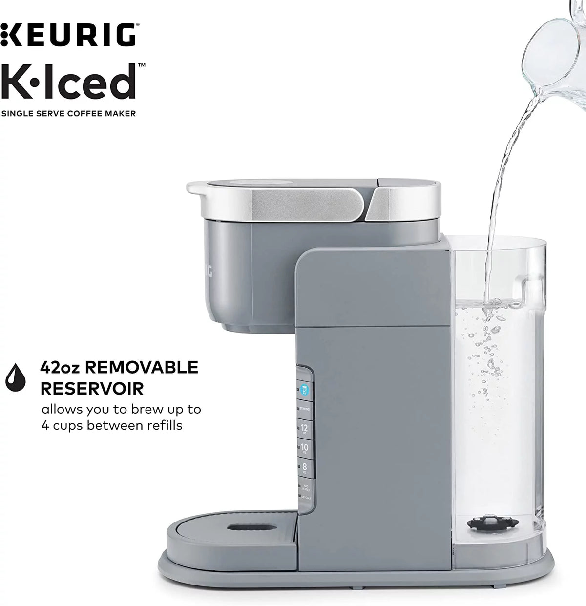 Gray Single Serve Coffee Maker H859715