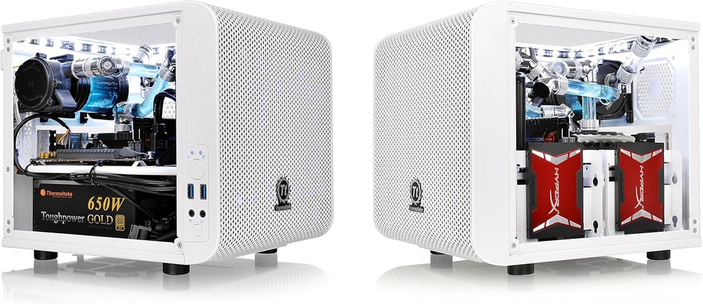 White Mini ITX Cube Computer Chassis E699