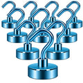 Magnetic Hooks 30lb Heavy Duty with Hook Pack of 10 E37912