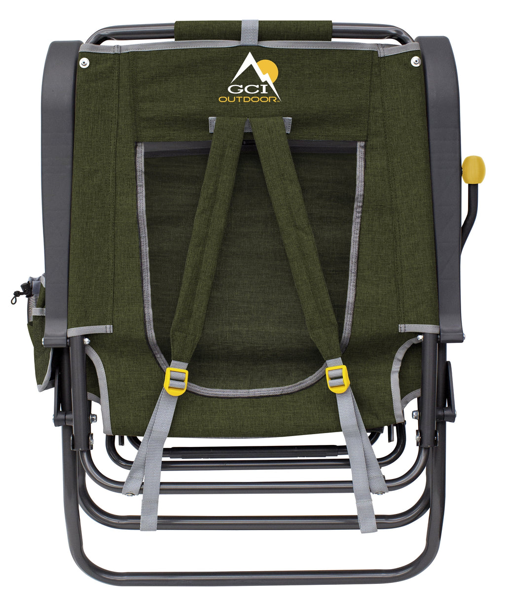 Adjustable Folding Recliner Camping Chair, Heathered Loden H881648