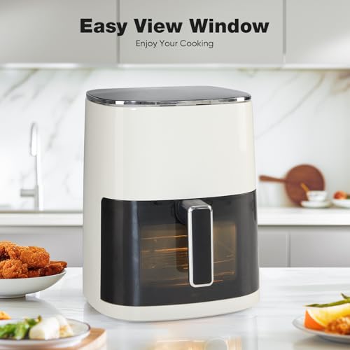 6 Quart Square Air Fryer with Window N716