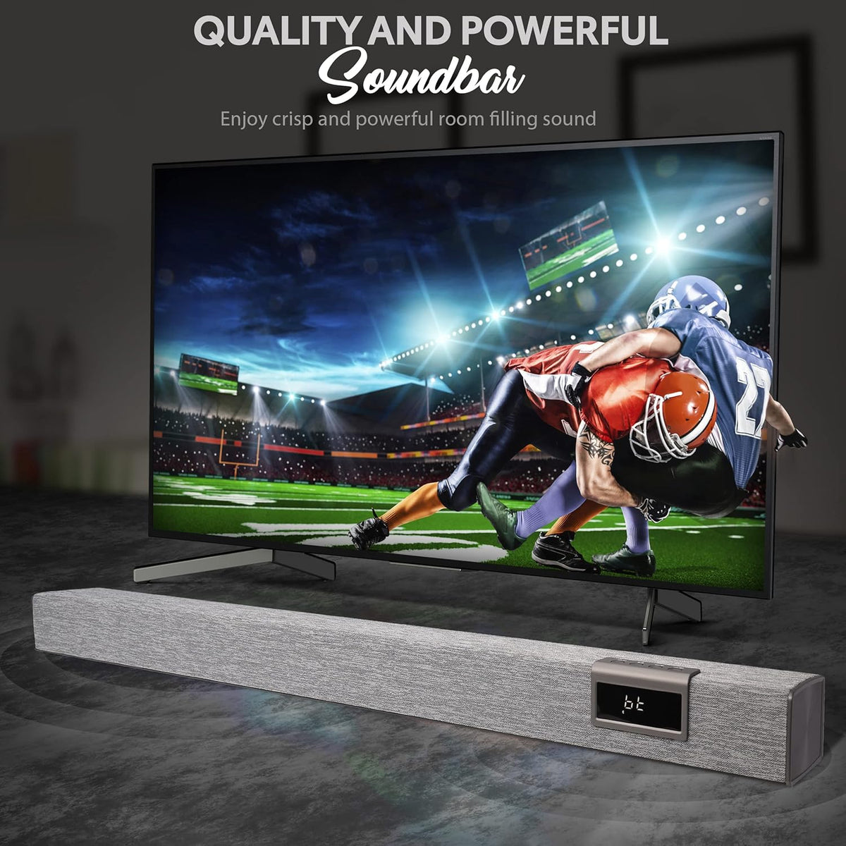 60W Bluetooth Soundbar with Remote Control A743