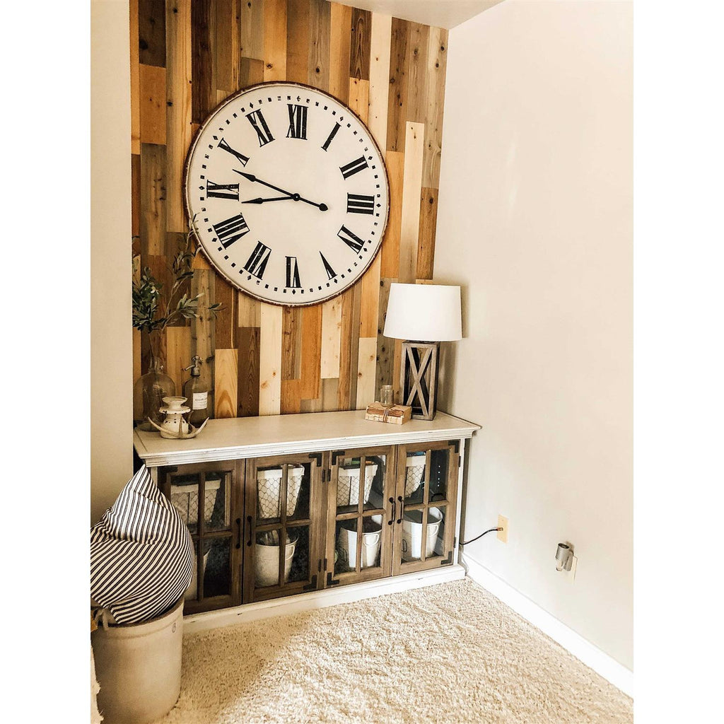 Reclaimed Wooden Wall Planks Peel and Stick P30668