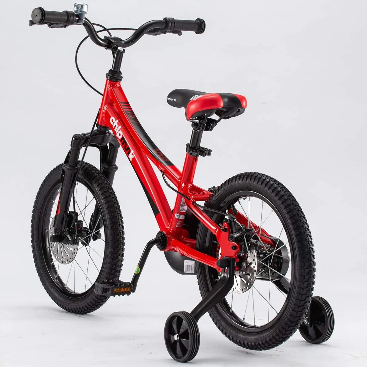 16 Inch Front Suspension Disc Brakes Red Kids Bike L6224