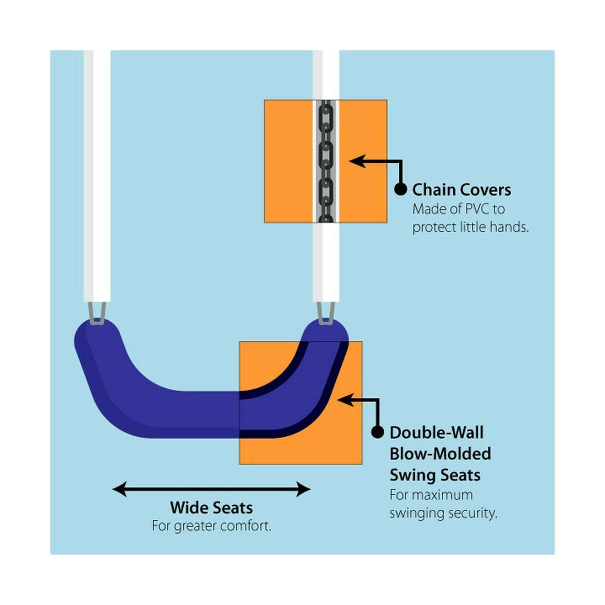 Metal Swing Set V942