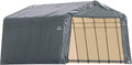 Grey 12'x24'x10' Peak Style Shelter V305
