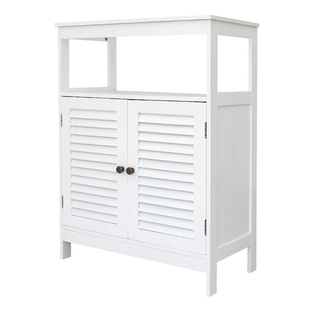 32 inch Wide Low Storage Cabinet in Distressed Grey I23121